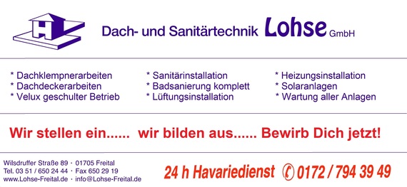 Logo Dach- und Sanitärtechnik Lohse GmbH
